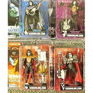 Mcfarlane Kiss Creatures Complete Set of Individually Carded Figures