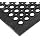 San Jamar KM1100 Light Duty Rubber EZ Mat with Bevel, 5' Length x 3' Width x 1/2" Thick, Black