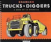 Drawing Trucks and Diggers: A Book of Stencils