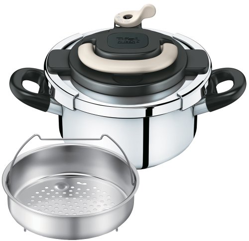 ティファール 圧力鍋 3L  ワンタッチ開閉 IH対応 10年保障 クリプソ アーチ アイボリー P4364031