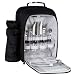Sports : Easy Camp Picknick Rucksack Montana Flower schwarz
