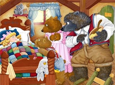 The Three Bears 63pc Childrens Jigsaw Puzzle by Tracy Flickinger