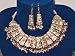 Anniversary Gift-bollywood Lac Hand Made Necklace Set and Earrings in Multi Beads-3pc Set(brand New) Free Shipping