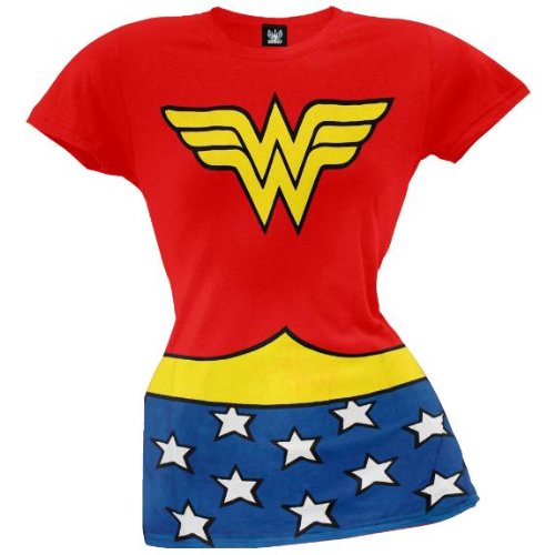  Wonder Woman - Classic Costume Juniors T-Shirt