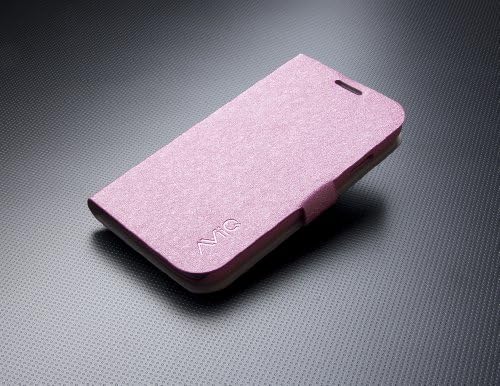 AViiQ AV-S4SWPINK Slim Wallet Case with HD Screen Protector for Galaxy S4 - Retail Packaging - Pink