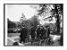 Historic Print (L): Coolidge and members of Cabinet waiting to greet Wash. b ball tea...