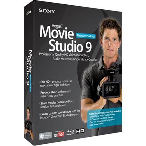 Sony Vegas Movie Studio 9 Platinum Pro Pack