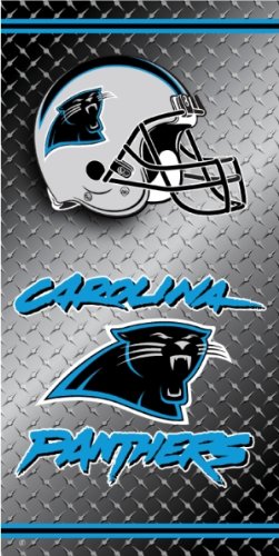 24 Carolina Panthers Beach Towels 30 X 60 Fiber Reactive Wholesale