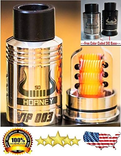 @VapeKing SH- UNIQUE 2 POST 6 COILS + 3 RINGS (MASSIVE CLOUD)!! + FREE 510 COLOR CODED BASE!!