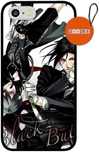 Black Butler Sebastian Anime iPhone 5 / 5s Case & Cover Design Fashion Trend Cool Case Back Cover Silicone 203