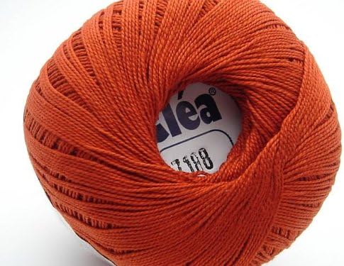 Free Ship Terra Cotta Size 10 Crochet Cotton Thread Yarn Knitting. 100% Mercerized