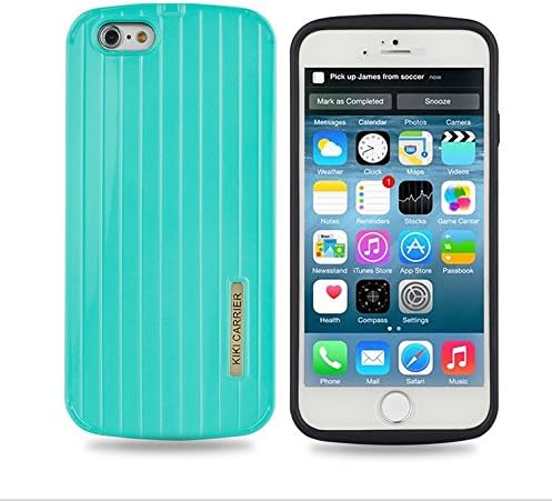 iPhone 6 Case, Hybrid Combo Dual Layer Fully Protection Premium Travel Case Shiny Design Hybrid Cover Case for New Apple Iphone6 4.7" Inch (Green)