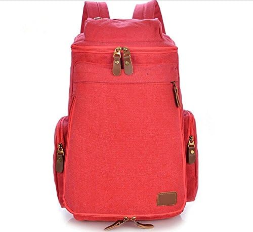 Joybuy Canvas Hiking Backpack for Men Travel Backpack for College (Color4)