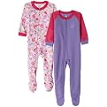 Toddler Girls' Gerber 2pk Blanket Sleeper - Candy Purple