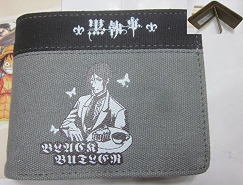 Anime Kuroshitsuji Black Butler Grey Wallet