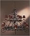 Metropolitan by Minka N6312-BF Castile Twelve Light Chandelier in Black Forest