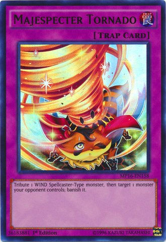 Yu-Gi-Oh! - Majespecter Tornado (MP16-EN158) - Mega Pack 2016 - 1st Edition - Ultra Rare