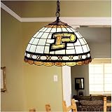 Purdue Boilermakers NCAA Stained Glass Hanging Ceiling Lamp