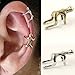 DDU(TM) 1Pc Silver- Unisex Cool Climbing Man Shape Cartilage Clip Ear Cuff