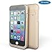 iPhone 6s Plus Battery Case, iBeek 4800mAh External Battery Backup Charger Case Pack Power Bank for iPhone 6 Plus / iPhone 6s Plus 5.5 inch (Golden)