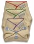 BabyKicks 3 Pack Prefold Diaper, Medium