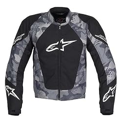 Alpinestars Sniper Air Flo Men's Textile Street Racing Motorcycle Jacket - Black