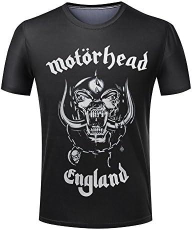Dinzhi Motorhead Men's Workout Sleeveless T-Shirt Black