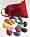 Crayon Rocks Sixteen Colors (In a Red Velvet Bag)