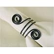 Sonoma Spiral Metal European inspired napkin rings