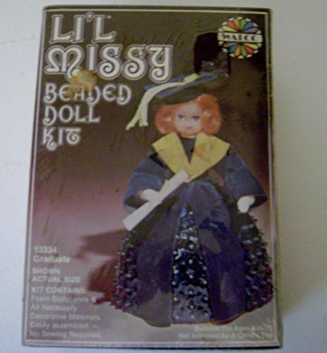 Vintage Walco Li'l Missy Beaded Doll Kit Graduate #13334