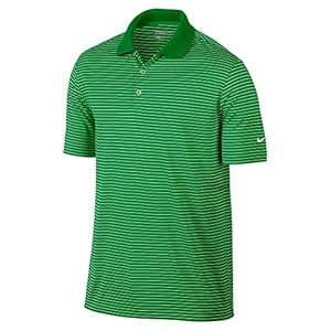 Nike Golf Victory Stripe Polo Classic Green/White S