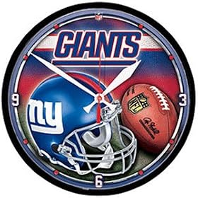 New York Giants Round Wall Clock (Quantity of 2)