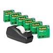 Scotch Magic Tape Deal, 3/4 x 1000 Inches, 6-Pack with C-40 Black Dispenser (810C40BK)