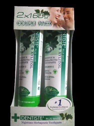 Beauty Set : 2 Units of Dentiste Plus White Vitamin C Xylitol Hygienic Toothpaste 2x160g. [Free Facial Hair Epicare Spring A1Remover]