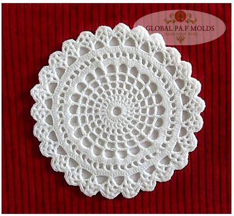 Silicone Fondant Mold, Doily 8