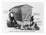 Historic Print (XL): Fancied security, or the rats on a bender