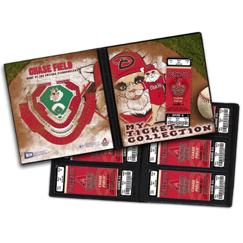 MLB Arizona Diamondbacks Ticket Album Mascot (Holds 96 Tickets)