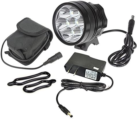 etrade2global 10000lm 7X Cree XML T6 MTB Bike Bicycle Cycling Head Light Lamp Headlight 6x18650 9600mAh Battery