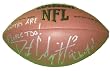Dustin Colquitt Autographed NFL Wilson Composite Football Featuring "Punters Are People Too!" & "Go Chiefs!" Duo Inscriptions! Kansas City Chiefs, Tennessee Vols, Proof Photo