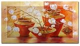 weiße Magnolie M 2 Bilder 70x40 Pflanzen Geschenkidee