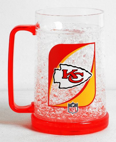 NFL  Kansas City Chiefs Monster Freezer Mug - 36 Ounce 4 Pack