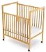Foundations 01-CC-N3 SafetyCraft Clearview One Hand Drop-Side Child Care Crib (Natural)
