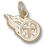 LogoArt Tennessee Titans 10kt Gold Charm