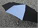 Davek Solo Umbrella- Black / Pale Blue