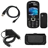 iNcido Brand Samsung A667/Evergreen Combo Rubber Black Protective Case Face ....