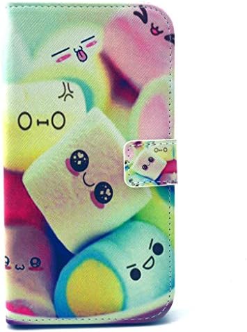 BLU Advance Case, Chinstyle BLU Advance 4.0 Case PU Leather Wallet Case Magnetic Closure Cute Face Candy Pattern Flip Cover