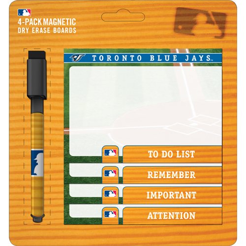 Turner Toronto Blue Jays Magnetic To Do Notes, 4 Pack (8730191)