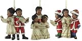 Review Kurt Adler  / Set of 3 African American Caroling Children Christmas Ornaments