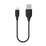 【Apple認証 (Made for iPhone取得)】 Anker PowerLine ライトニングUSBケーブル 【防弾仕様の高耐久ケブラー繊維】 iPhone 6s, 6s Plus/iPad Pro, Air, mini/iPod touch 他対応 (ブラック 0.3m) A8114012