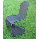Mary Outdoor Wicker Contemporary Patio Chair Finish: White
